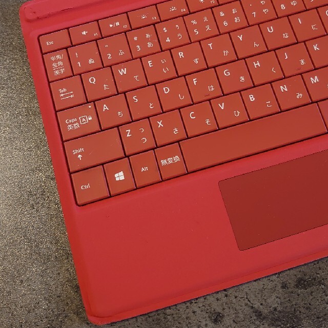 Microsoft(マイクロソフト)のMicrosoft Surface type cover 1654 Red スマホ/家電/カメラのPC/タブレット(PC周辺機器)の商品写真