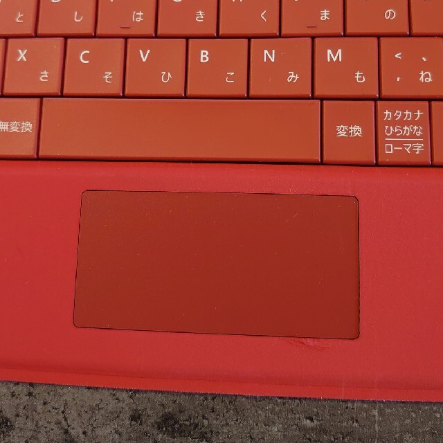 Microsoft(マイクロソフト)のMicrosoft Surface type cover 1654 Red スマホ/家電/カメラのPC/タブレット(PC周辺機器)の商品写真