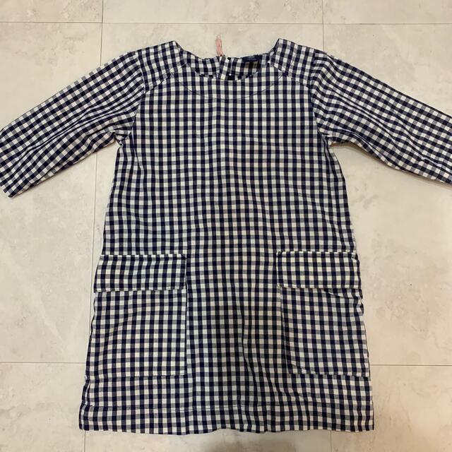 GAP(ギャップ)のGAP チェックシャツワンピ キッズ/ベビー/マタニティのキッズ服女の子用(90cm~)(ワンピース)の商品写真