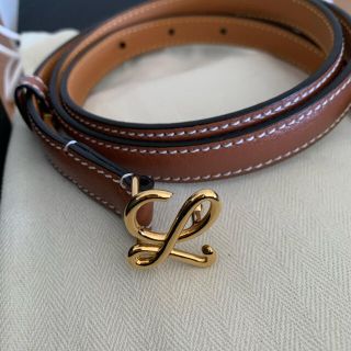 ロエベ(LOEWE)の<えり様専用> 3回使用　ロエベ　アナグラム  ロゴ　レザー　ベルト(ベルト)