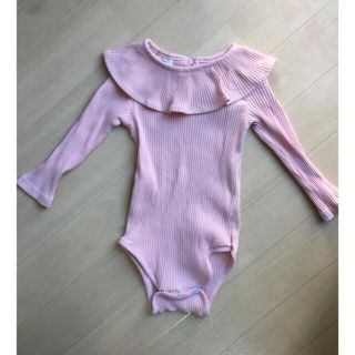 ザラキッズ(ZARA KIDS)のノーブランド　韓国服　ロンパース80cm(ロンパース)