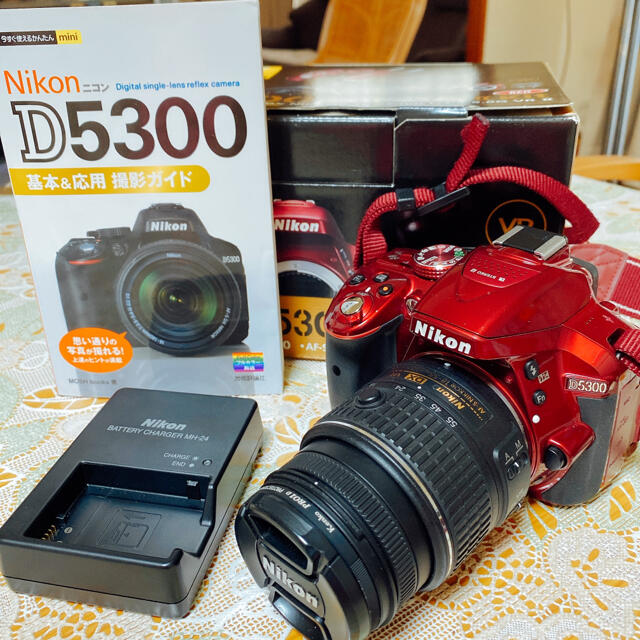 Nikon D5300 18-55 VRⅡ kit 取説とガイド本付き