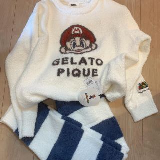 ジェラートピケ(gelato pique)のジェラートピケ　マリオコラボ　レディース(ルームウェア)