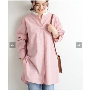 タグ付き新品♡IENA☺︎チュールレースバンドカラーシャツ　38