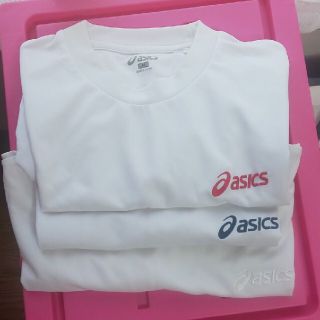 アシックス(asics)のASICS  白ワンポイントTシャツ(Tシャツ/カットソー(半袖/袖なし))