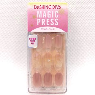 ダッシングディバ DASHING DIVA マジックプレス ピンク フラワー コスメ/美容のネイル(つけ爪/ネイルチップ)の商品写真