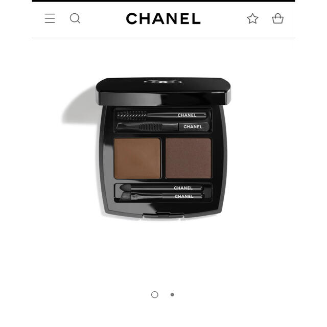 CHANEL(シャネル)のラ パレット スルスィル ドゥ シャネル N 02 ミディアム コスメ/美容のベースメイク/化粧品(パウダーアイブロウ)の商品写真