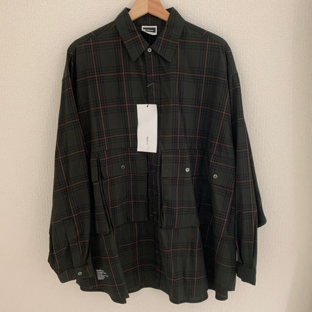 1LDK SELECT(ワンエルディーケーセレクト)のfreshservice Check Flap Pocket L/S Shirt メンズのトップス(シャツ)の商品写真