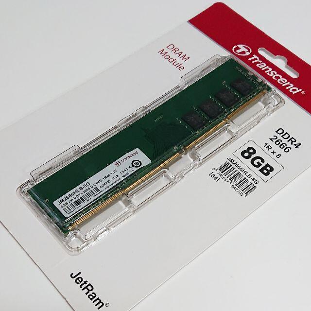 新品 Transcend 8GB DDR4-2666 ''72