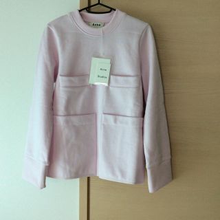 アクネ(ACNE)の新品未使用 Acne 裏起毛 ピンクスエット(トレーナー/スウェット)