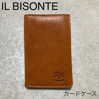 イルビゾンテ(IL BISONTE)のIL BISONTE イルビゾンテ カードケース 名刺入れ 定期入れ レザー 革(名刺入れ/定期入れ)