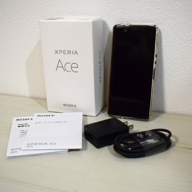 スマホ/家電/カメラ【美品】XPERIA Ace j3173 black モバイル SONY