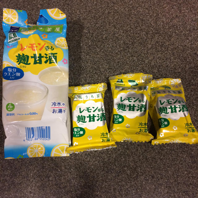 森永製菓(モリナガセイカ)のレモン香る麹甘酒 3個 食品/飲料/酒の飲料(その他)の商品写真