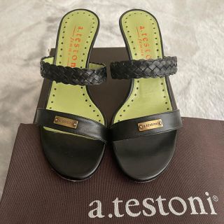 アテストーニ(a.testoni)の☆美品 a.tastoni ア テストーニ ミュール(ミュール)