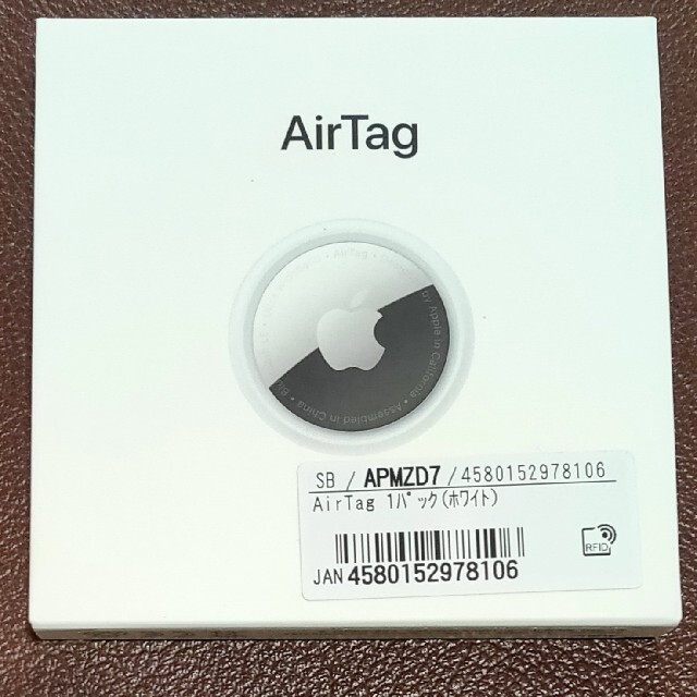 Apple(アップル)のApple AirTag Air Tag エアタグ エアータグ 1パック 1pa スマホ/家電/カメラのスマホアクセサリー(その他)の商品写真