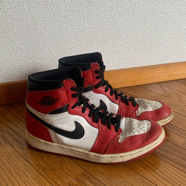 NIKE AIR JORDAN 1 シカゴ 94年製 エアジョーダン1の通販 by あちゃ NIKE AIR JORDAN 1 シカゴ 94年製 エアジョーダン1の通販 by あちゃ