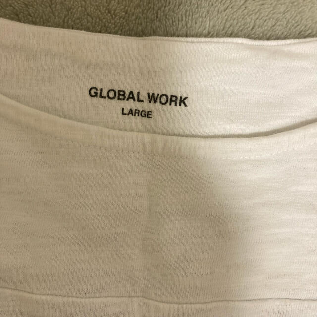 GLOBAL WORK(グローバルワーク)の底値★早い者勝ちグローバルワーク5分袖ボーダーTシャツLサイズ キッズ/ベビー/マタニティのキッズ服男の子用(90cm~)(Tシャツ/カットソー)の商品写真