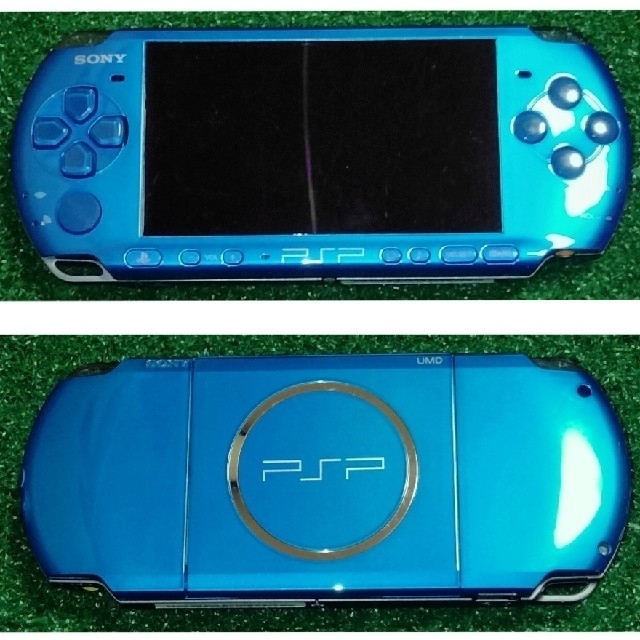 PSP-3000本体一式(ブルー )+ワンセグTVチューナー#送料込み
