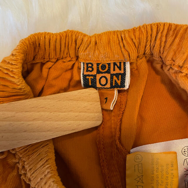 Bonpoint(ボンポワン)のご専用◆BONTON コーデュロイかぼちゃパンツ ブルマー 70 1an  キッズ/ベビー/マタニティのベビー服(~85cm)(パンツ)の商品写真
