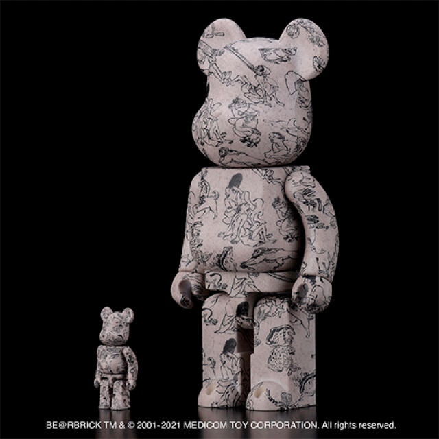 BE@RBRICK 鳥獣人物戯画 100% & 400% ベアブリック 未開封