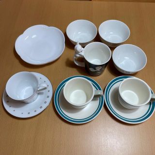 ジバンシィ(GIVENCHY)の【27】カップ&ソーサー×3、マグカップ×1、お茶碗×3、お皿×1 合計11点(食器)