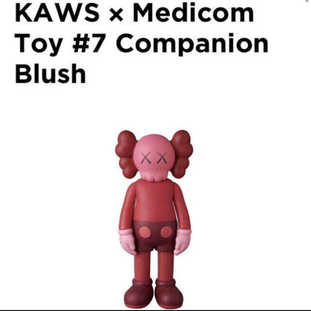 #7 KAWS COMPANION BLUSHkaws