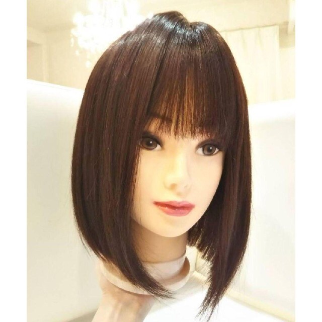 レミー人毛100%シルクスキンI型つむじ総手植え地肌✨広瀬すず❣️艶髪