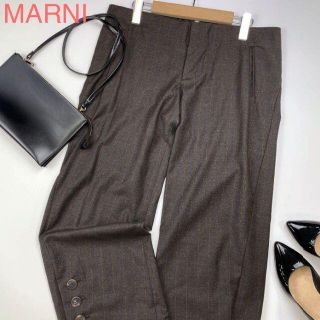 マルニ(Marni)のMARNI マルニ ストレートパンツ ストライプ 3175(カジュアルパンツ)