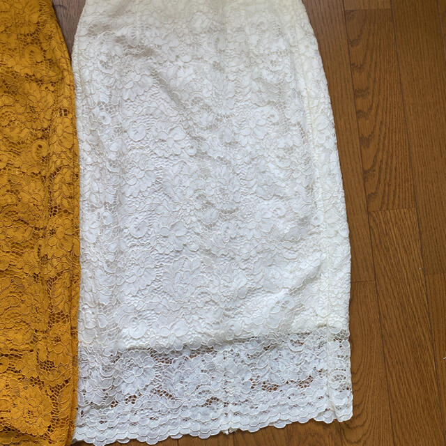 GU(ジーユー)のGU♡︎ʾʾレーススカート レディースのスカート(ひざ丈スカート)の商品写真