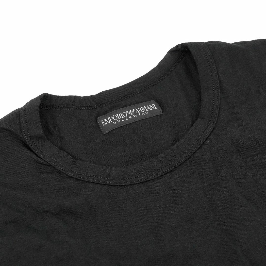 Emporio Armani(エンポリオアルマーニ)のEMPORIO ARMANI アンダーウェア ブラック サイズM メンズのトップス(Tシャツ/カットソー(半袖/袖なし))の商品写真