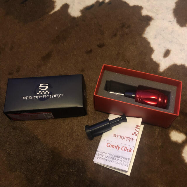 Stigma Comfy Click Grip - Backstem - Red インテリア/住まい/日用品のオフィス用品(店舗用品)の商品写真