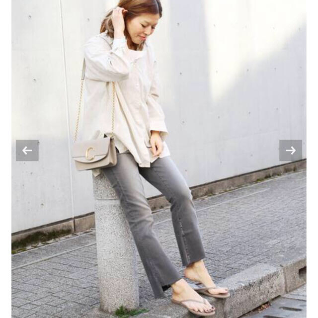 Deuxieme Classe MOTHER GREY INSIDER CROP