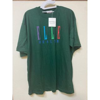 エル(ELLE)の激レア　ELLE HEALTH エル　ビッグロゴ　ダサかわTシャツ(Tシャツ/カットソー(半袖/袖なし))