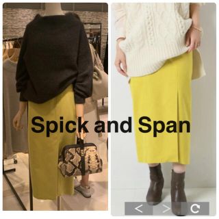 スピックアンドスパン(Spick & Span)のフェイクスエード タイトスカート 2020A/W(ロングスカート)