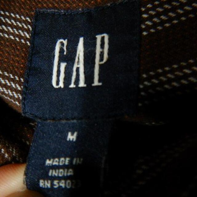 GAP(ギャップ)のo3807　ギャップ　レトロ　長袖　ストライプ　デザイン　ボタンダウン　シャツ メンズのトップス(シャツ)の商品写真