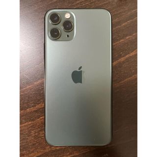 アイフォーン(iPhone)のiPhone11Pro 256GB SIMフリー版 ミッドナイトグリーン(スマートフォン本体)