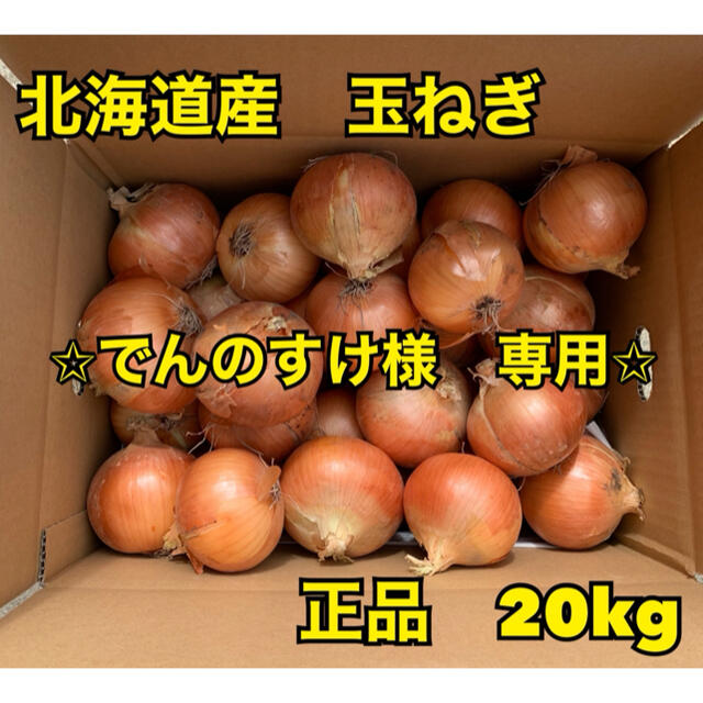 北海道産　玉ねぎ　正品　M〜L  混み玉　20kg 食品/飲料/酒の食品(野菜)の商品写真