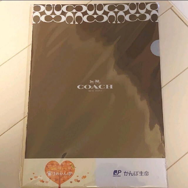 COACH(コーチ)の新品未開封【COACH】オリジナルクリアファイル3種セット　コーチ エンタメ/ホビーのアニメグッズ(クリアファイル)の商品写真