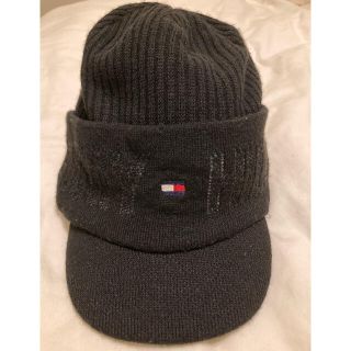 トミーヒルフィガー(TOMMY HILFIGER)のTOMMY HILFIGER　つば付きニット帽(ニット帽/ビーニー)