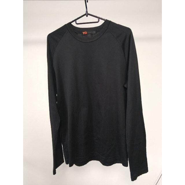 Y-3(ワイスリー)のY-3　ロングTシャツ　黒　ブラック　バックプリント メンズのトップス(Tシャツ/カットソー(七分/長袖))の商品写真