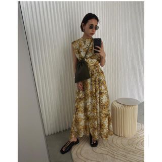 アメリヴィンテージ(Ameri VINTAGE)のAmeri VINTAGE adam slender dress M(ロングワンピース/マキシワンピース)