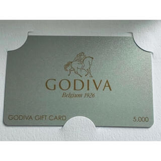 GODIVA ギフトカード 5000円分 (ショッピング)