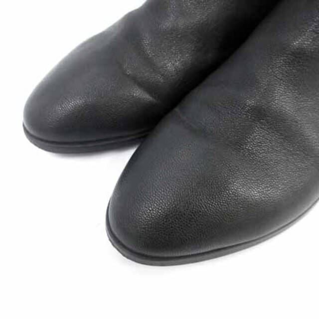 DIANA(ダイアナ)のダイアナ サイドゴアブーツ レザー ショートブーツ ローヒール 23cm 黒 レディースの靴/シューズ(ブーツ)の商品写真