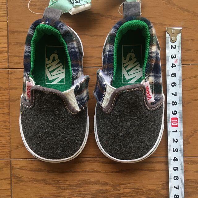 VANS(ヴァンズ)のドライクリーニング済 VANS バンズ  スリッポン 13cm 美品 キッズ/ベビー/マタニティのベビー靴/シューズ(~14cm)(スニーカー)の商品写真