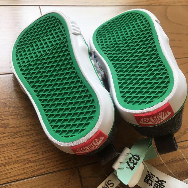 VANS(ヴァンズ)のドライクリーニング済 VANS バンズ  スリッポン 13cm 美品 キッズ/ベビー/マタニティのベビー靴/シューズ(~14cm)(スニーカー)の商品写真