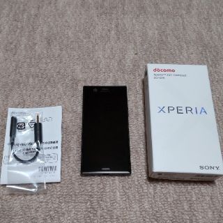 エクスペリア(Xperia)のdocomo Xperia XZ1 Compact SO-02K ブラック(スマートフォン本体)