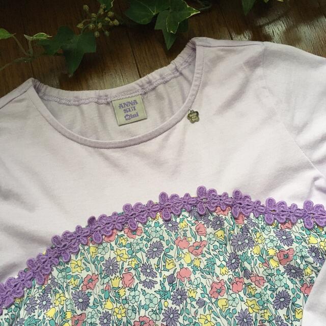 ANNA SUI mini(アナスイミニ)のアナスイミニ★ トップス 長袖Tシャツ 130 キッズ/ベビー/マタニティのキッズ服女の子用(90cm~)(その他)の商品写真