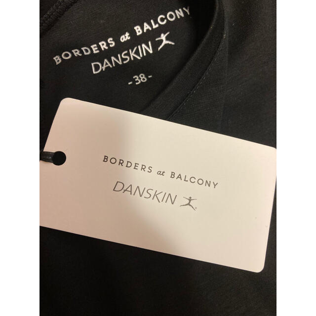 BORDERS at BALCONY×DANSKN トップス　黒　38 レディースのトップス(Tシャツ(半袖/袖なし))の商品写真