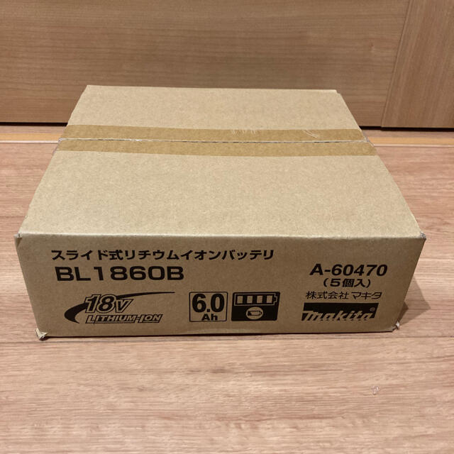 5個セット マキタ BL1860B 18V 6.0Ah 雪マーク付き】