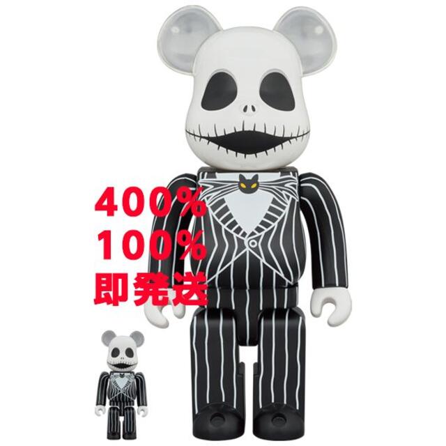 100%amp400%状態BE@RBRICK Jack Skellington 100％ & 400％